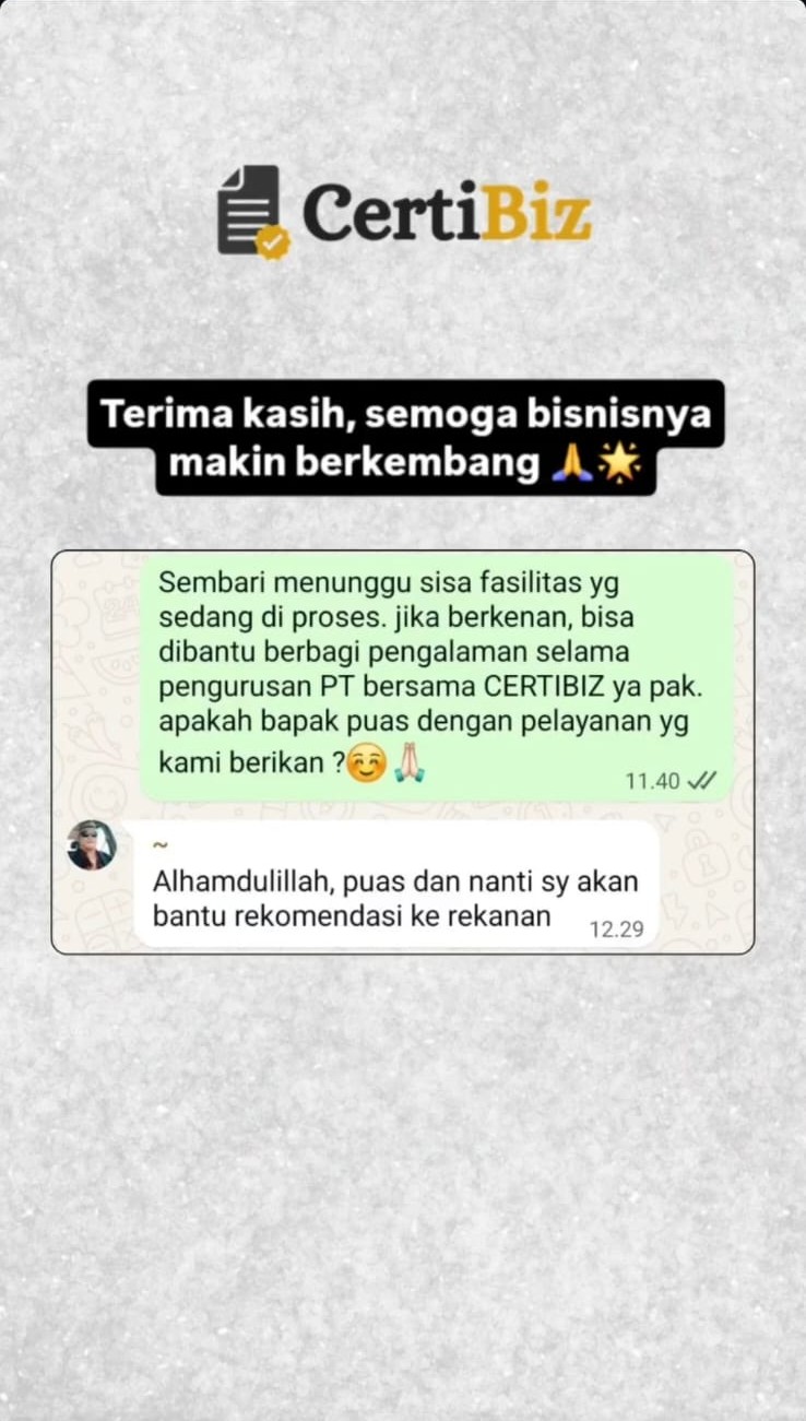 Bukti testimoni CertiBiz 05