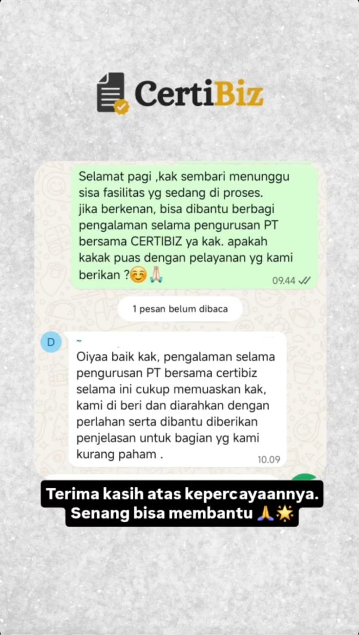 Bukti testimoni CertiBiz 06