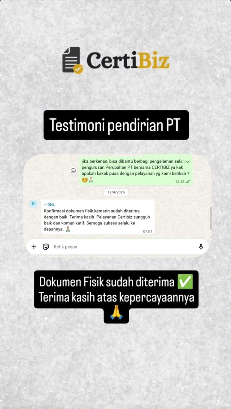 Bukti testimoni CertiBiz 17