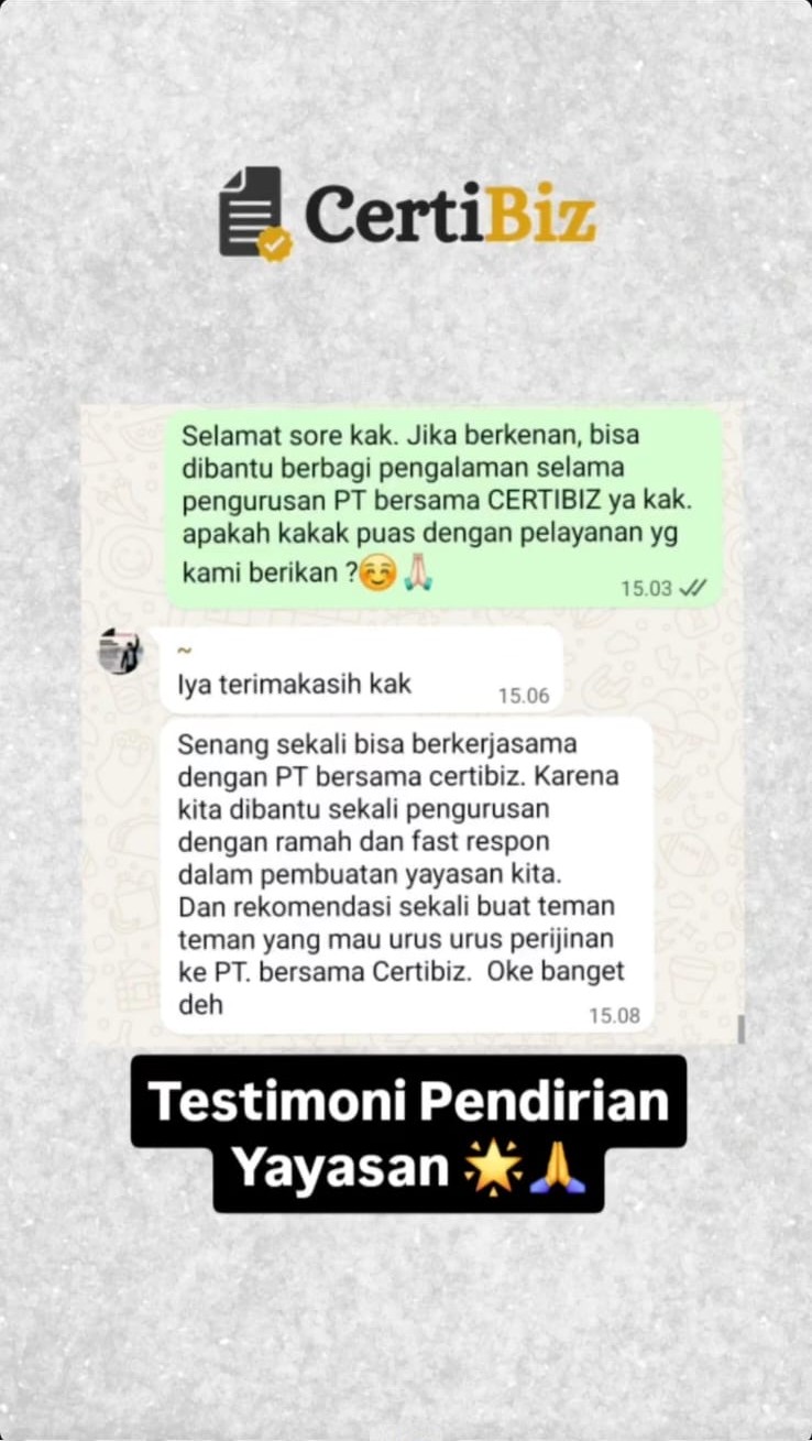 Bukti testimoni CertiBiz 18