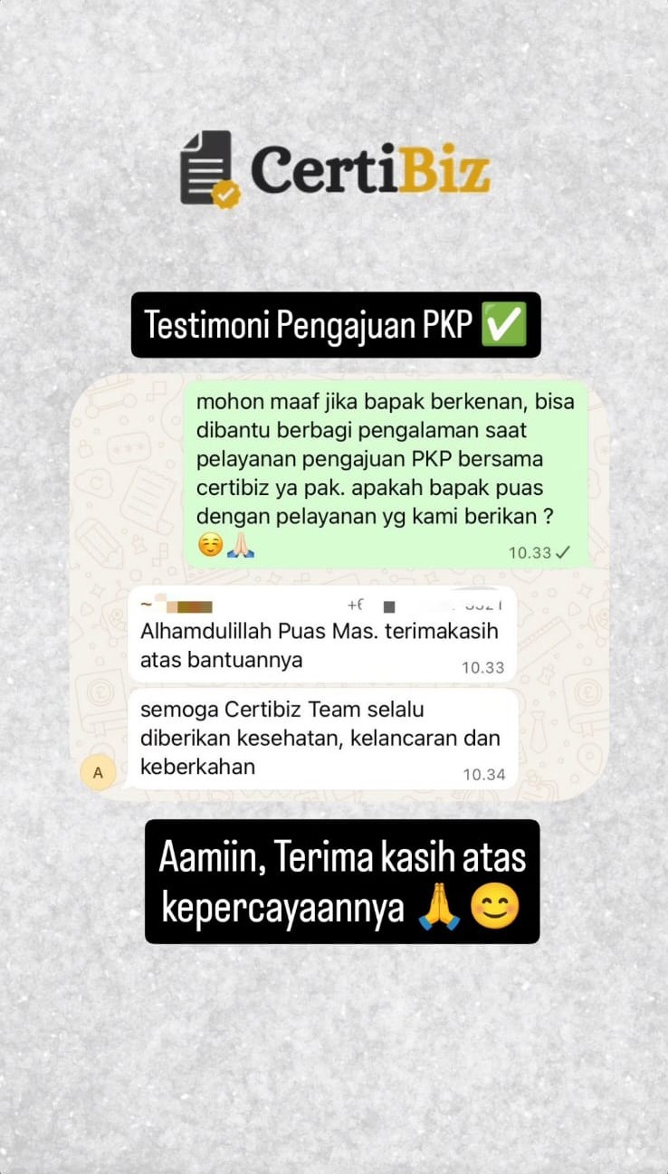 Bukti testimoni CertiBiz 19